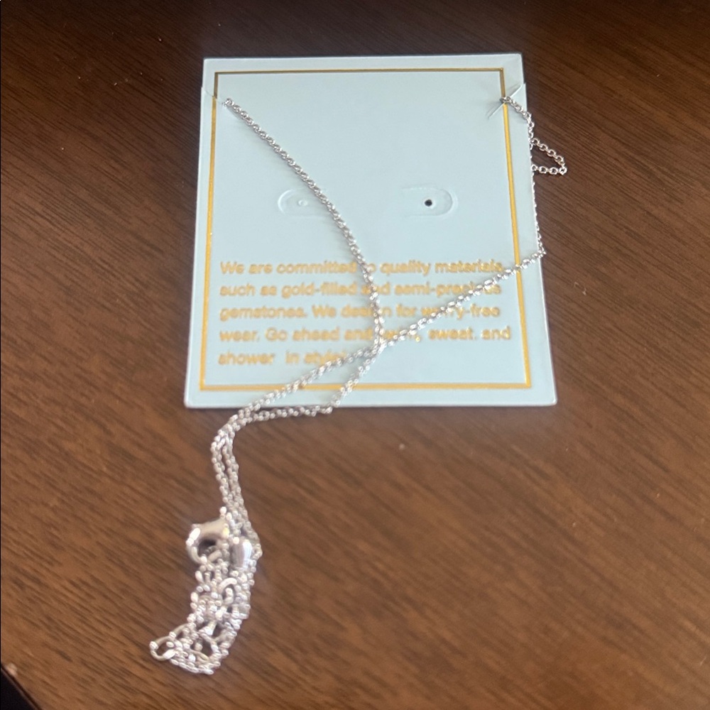 Enewton 16" Necklace Gold - Signature Cross Sterling Charm $52 NEW - Picture 4 of 4